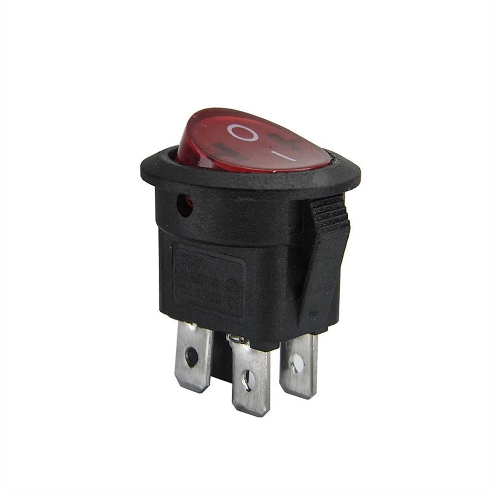 Interrupteur KCD1 224N 23mm SPST On Off pour panneau rond