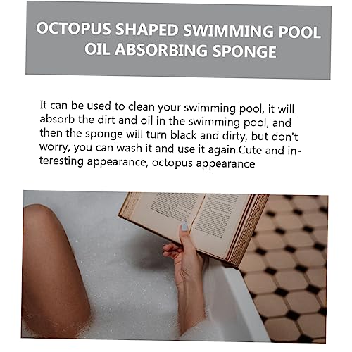 Balacoo 40 Peças Esponja absorvente de óleo de piscina absorvente de banheira de hidromassagem espon