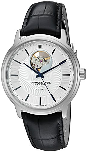 Raymond Weil Men's 2227-STC-65001 Maestro Analog Display Swiss Automatic Black Watch