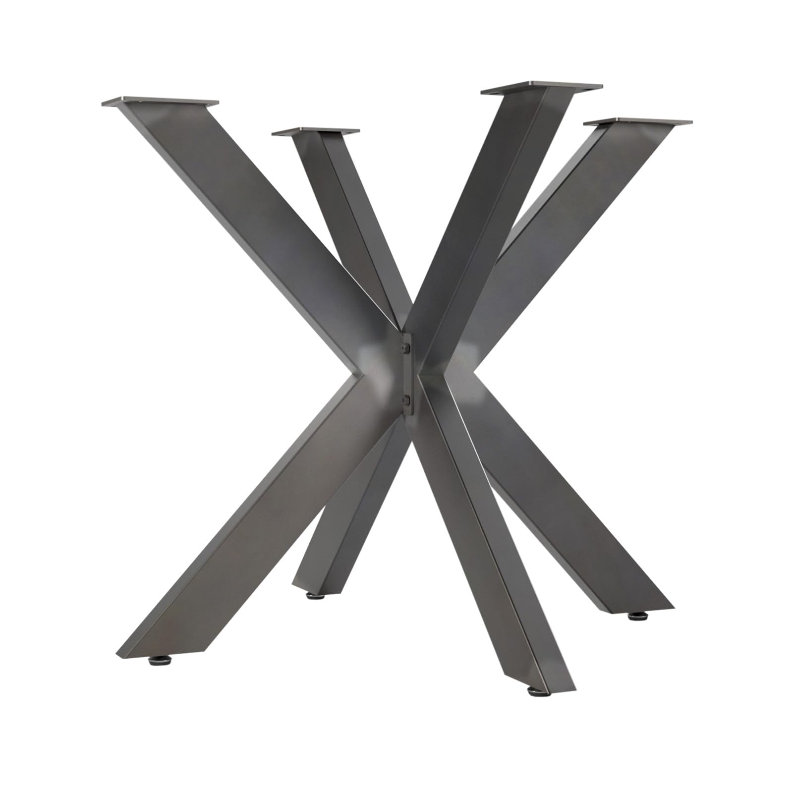 SOTECH Châssis de Table Spider/Pieds de Table en Acier Lourd à l'aspect Vintage/Montage Facile/Patins de Table pour Les projets de Bricolage Tables à Manger 710 x 850 x 850 mm