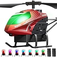 SYMA RC Helicopter, Remote Control Helicopter with 40 Mins Flight Time(2 Batteries), Auto Obstacle Avoidance, 7 LED Lights and Altitude Hold, Gifts Toys for Kids 8-12