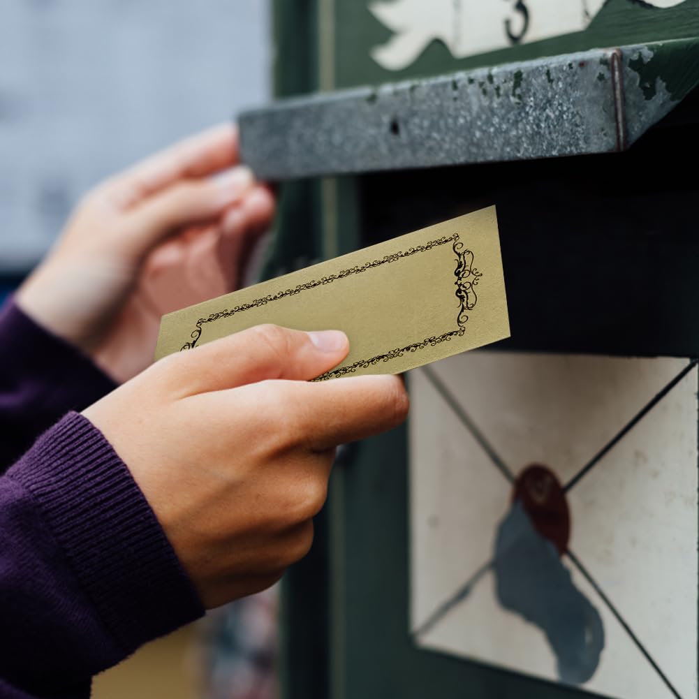 100Pcs Small Brown Envelopes, Self-Adhesive Mini Money Seed Packets Envelopes Small Kraft Paper Coin Envelope For Packing Or Storing Seeds Wages Beads