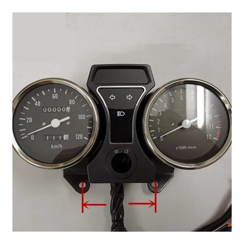 Contagiri contachilometri Indicatore Di Direzione Del Motociclo Indicatore Del Tachimetro Leggibile Pannello Contachilometri Del Motociclo Strumento LED KM/H ATV Per GS