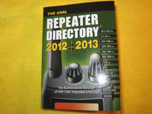 The ARRL Repeater Directory 2012-2013 087259534X Book Cover