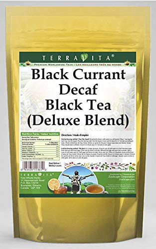 Té negro descafeinado de grosella negra (Deluxe Blend) (25 bolsitas de té, ZIN 529830)