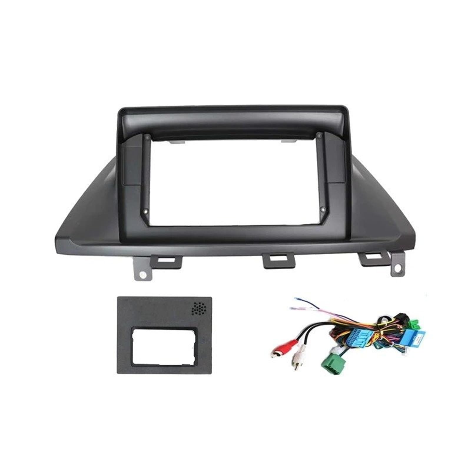 Cornice per Auto Dvd 10 Pollici Stereo Fascia Dash Kit Montaggio A Pannello Radio Bezel Cover per Odyssey 2005 2006 2007 2008 2009 2010 Mascherina Autoradio(Frame Canbus Cable)