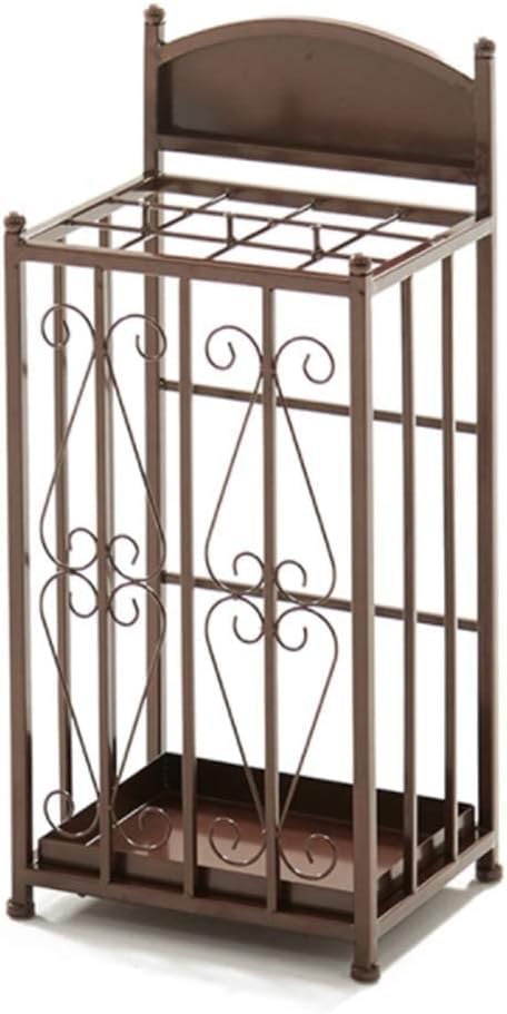 Umbrella Stand Rack Umbrella Stand Umbrella Holder Tall Umbrella Stand Holder-Iron Umbrella Holder for Home and Office Deco,Entryway Storage for Canes Walking Sticks Umbrellas (Bro