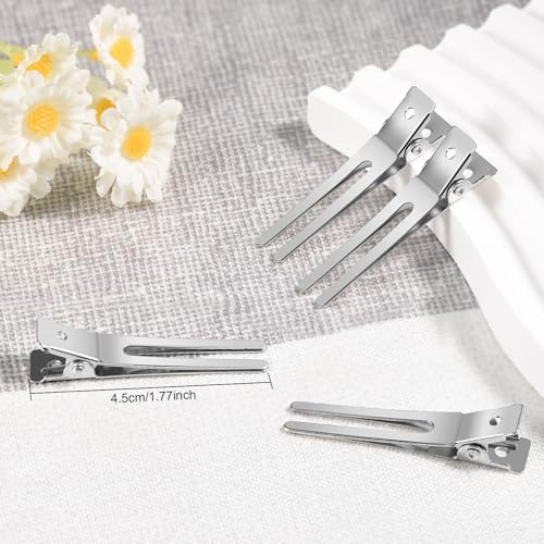 50Pcs-Pin-Curl-Clips-IKOCO-Hairdressing-Double-Prong-Hair-Clips-with-3Pcs-Comb-Set-for-Setting-Curls-Hair-Salon-or-Barber-Silver