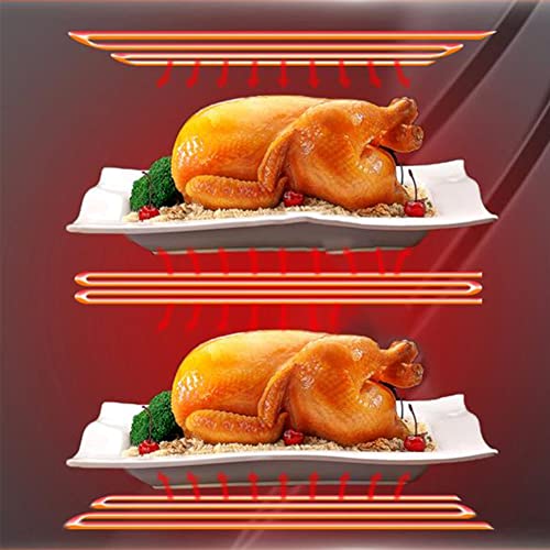 Electric Pizza Oven Commercial Single Deck/Double-Deck Pizza Drawer Toaster Oven Countertop Stainless Steel Multipurpose Snack Toaster Oven #TOP2