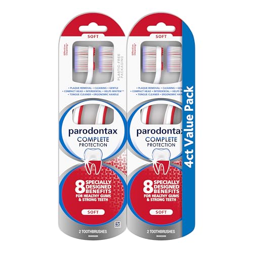 Parodontax Complete Protection Soft Toothbrush for Healthy Gums a...