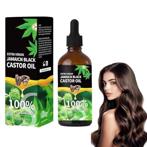 Eazerom 01 Aceite de Ricino Puro 100ml,Castor Oil,Para El Cabello,PestañAs,Cejas,Cuerpo y Rostro,Unisex,Natural Premium para la Caída del Cabello seco y Dañado,Aceite de Ricino Puro para Cabello