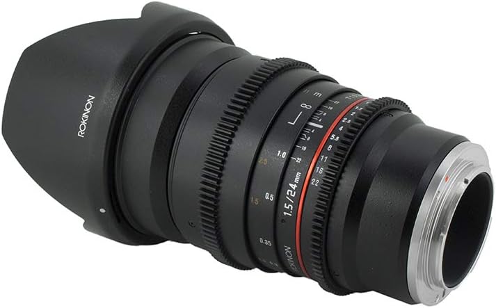 Free Shipping Over $50 Rokinon 24mm T1.5 Wide Angle Cine Lens for Olympus and Panasonic Micro 4/3 (MFT) Mount Digital Cameras (CV24M-MFT)