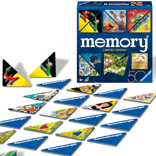 Ravensburger 22463 - Memory 50 Jahre Blaues Dreieck - Limitierte...