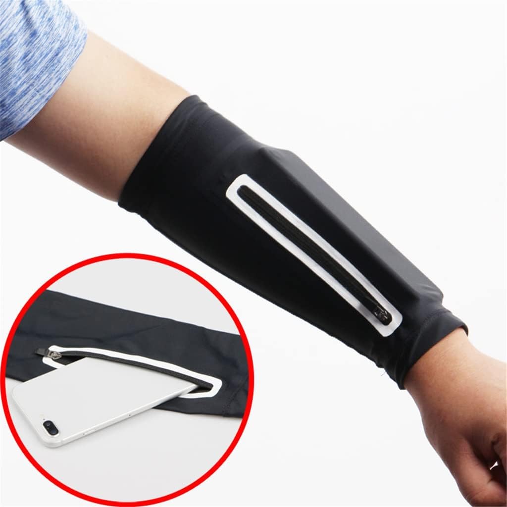Unisex Short Arm Warmer for Mobile Phone Stretch Bag Running Riding Sunscreen Armband Wrist