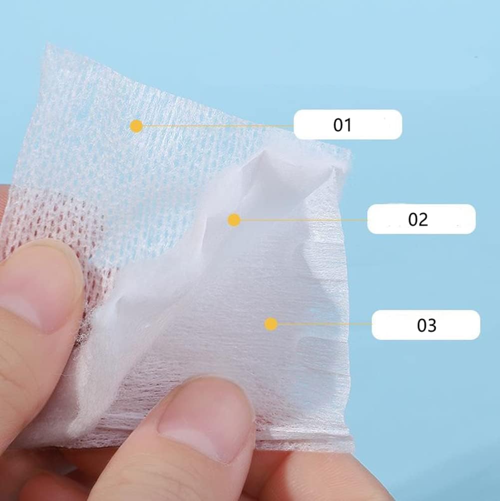 100pcs Cotton Pads, Facial Eye Makeup Remover Pads for Travel Pack Cotton Pads, Hypoallergenic Cotton Cosmetic Pads - Lint-Free Face Lip Clean Cotton Pads