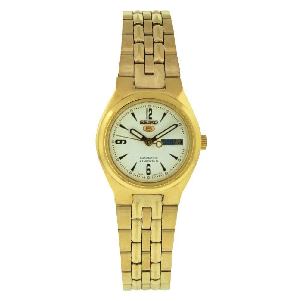 Sieko Women's SYMA22K Stainless Steel Analog with White Dial Watch