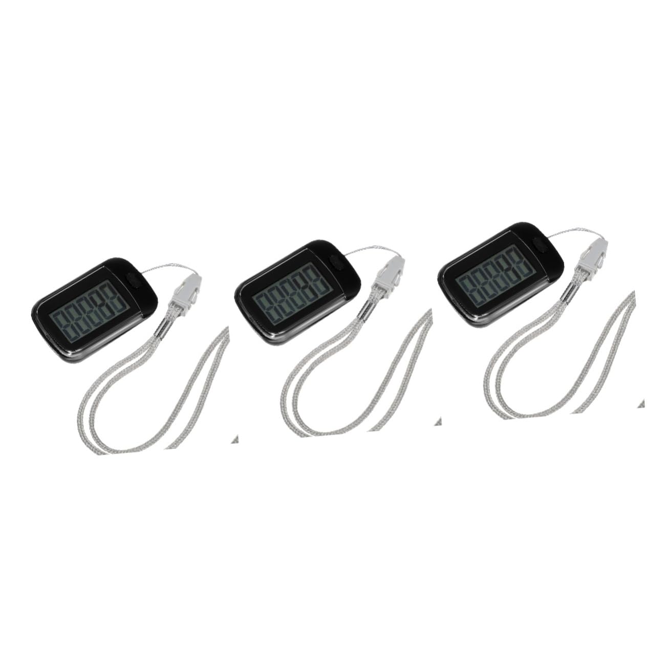 Toyvian pédomètre capteur Portable traqueur Cheville Petit Montre podomètre compteurs de pour la Marche Compteur de kilomètres de Marche Plastique Noir