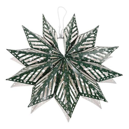Étoile pliable ornement suspendu FCXDMY décoration de Noël et anniversaire réutilisable