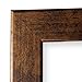 US Art 13x19 - Inch Picture Frame, Smooth Wrapped Finish, 1.25 - Inch Wide Flat, Distressed Dark Bronze, 100% American Wood Composite MDF