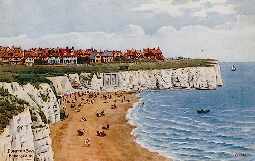 Impression sur toile Dumpton Bay Broadstairs, peinture moderne haute définition 60x90