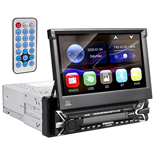 Radio multimedia para coche 1 DIN Bluetooth Audiocore AC9100, pantalla de 7 pulgadas RDS