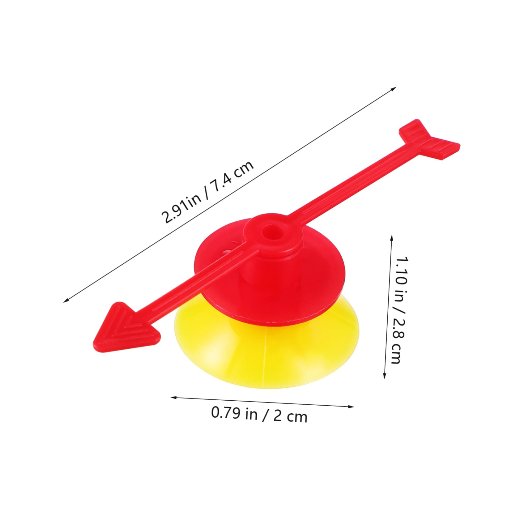 25 Stück Drehpfeile Mit Saugnapf - Spielpfeile Für Brettspiele & Lotterie