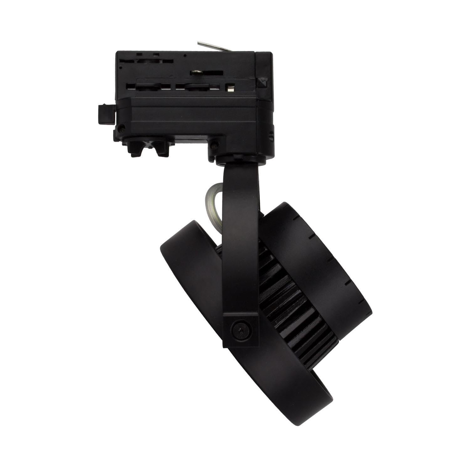 LEDKIA LIGHTING Foco Carril LED Trifásico 15W Regulable CREE AR111 Negro 2700K Blanco Cálido
