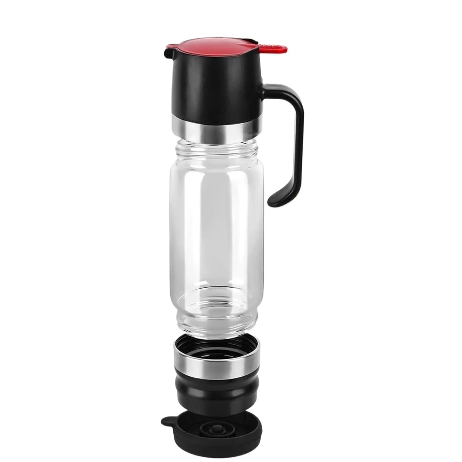 EnxJire Honey Dispenser Honey Dispenser 350ml Glass with Handle Prevent Dripping Container Large Capacity for Restaurants Home