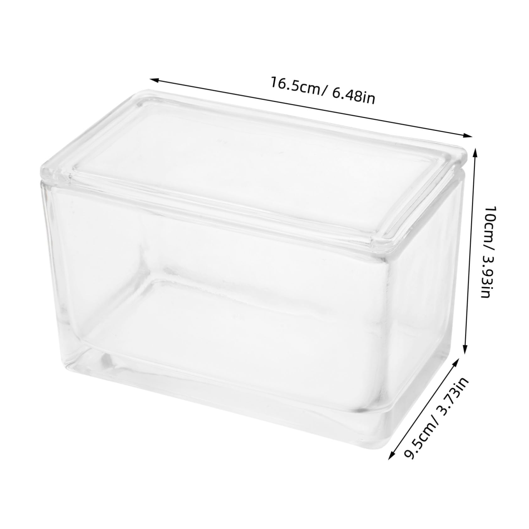 Garneck Transparenter Glas färbecylinder mit Konkaven Objektträgern Wiederverwendbar und Bruchsicher Flexibler Ständer für Stehende und Liegende Anwendung Großer Fassungsvermögen für