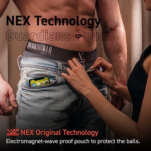 NEX Men's Boxer Briefs with Pouch Support, Micro Modal Fabric for Ultimate Comfortable Soft Underwear for Men4