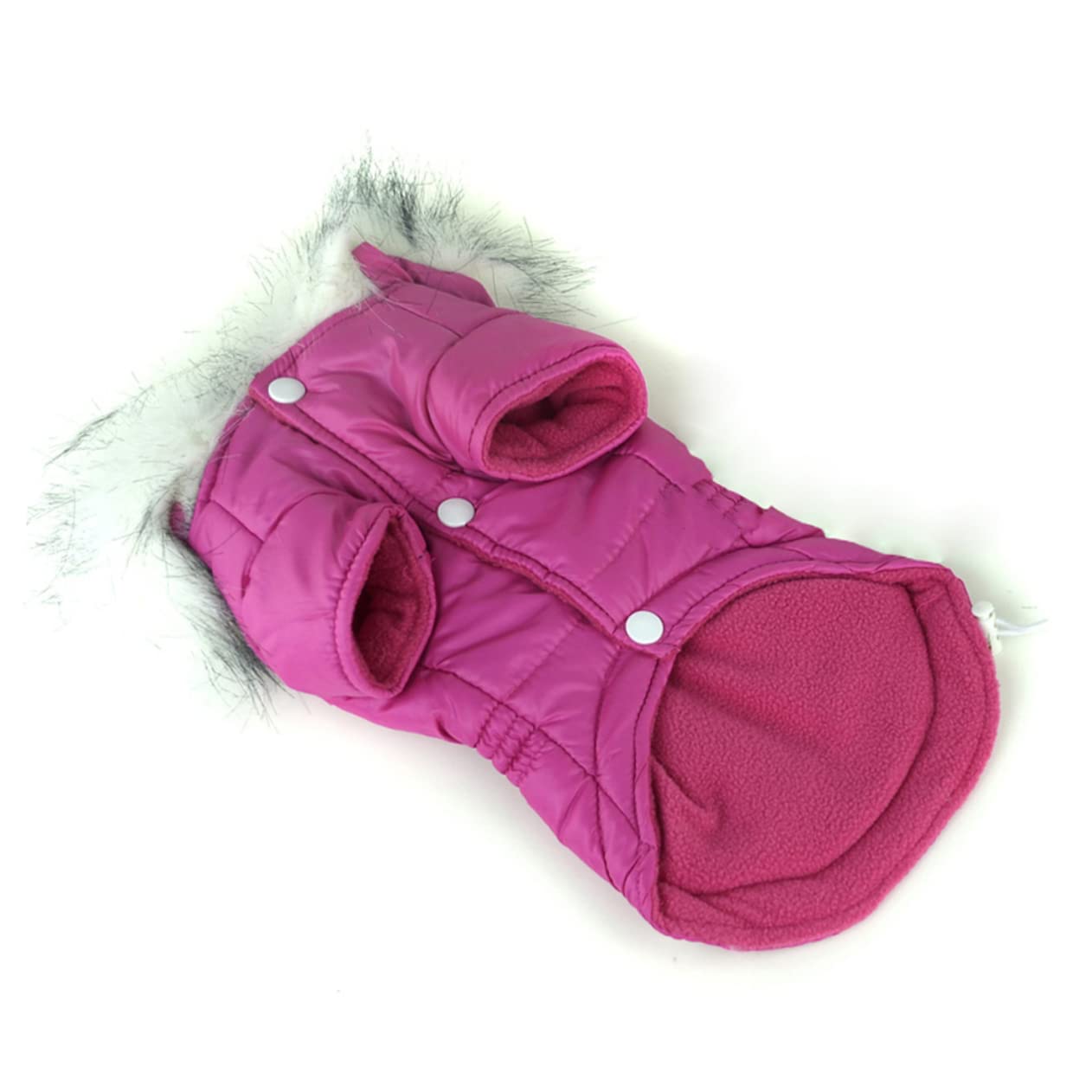 INOOMP 2 Pezzi Cappotto per Cani per Il Freddo Giacca per Cani Abbigliamento per Animali Domestici Mantieni Caldo Abbigliamento con Cerniera Costume per Animali Domestici