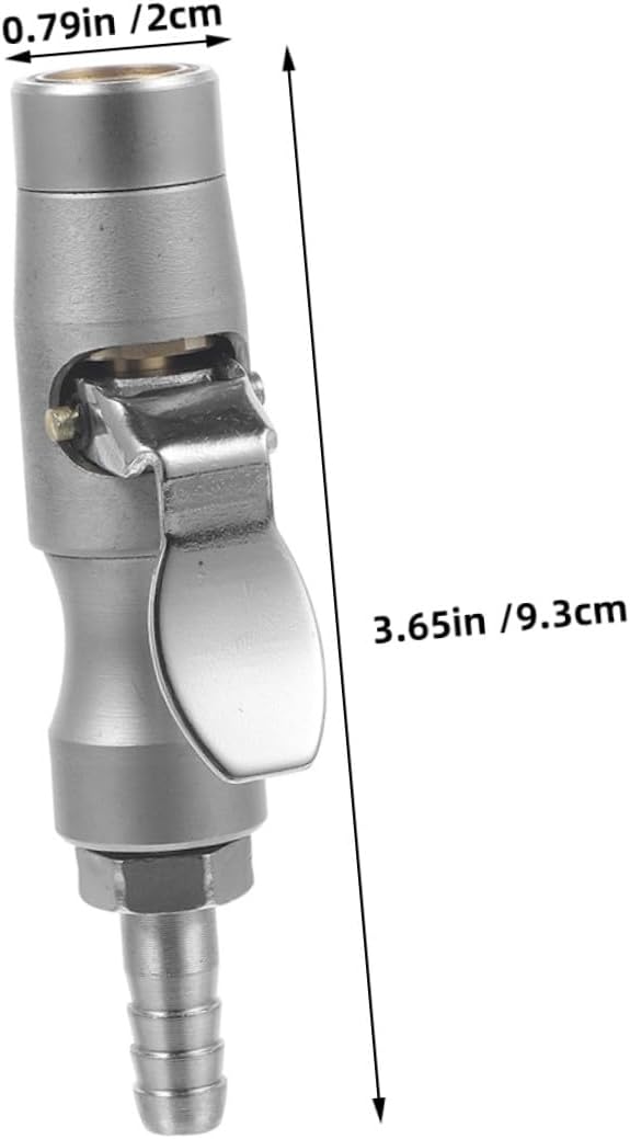 GLEAVI 2pcs Copper Self-Locking Tire Air Chuck Set Locking Inflator Nozzle Adapter for Auto Tire Inflation Quick Connect Air Chuck