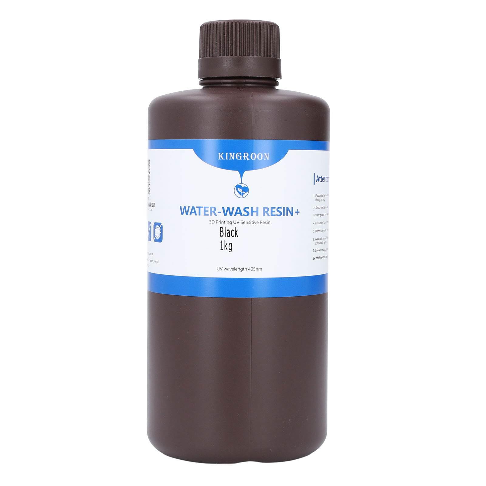 Resina per stampante 3D Resina fotopolimerica calcinabile UV per stampante 3D LCD DLP SLA Nero 1000 g