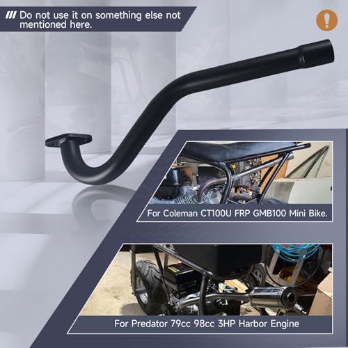 Image of Exhaust Pipe For Coleman CT100U Mini bike
