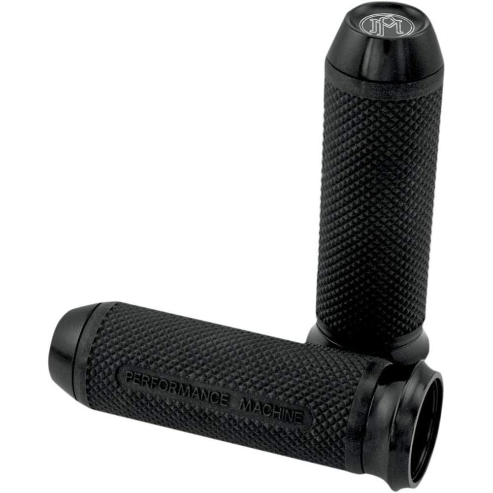Performance MacHine Elite Grips Black for Harley-Davidson All Models 1984-2011