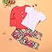 Franterd Baby Girls Clothes Set, Long Sleeve T-Shirt Tops+Coat+Pants Outfits