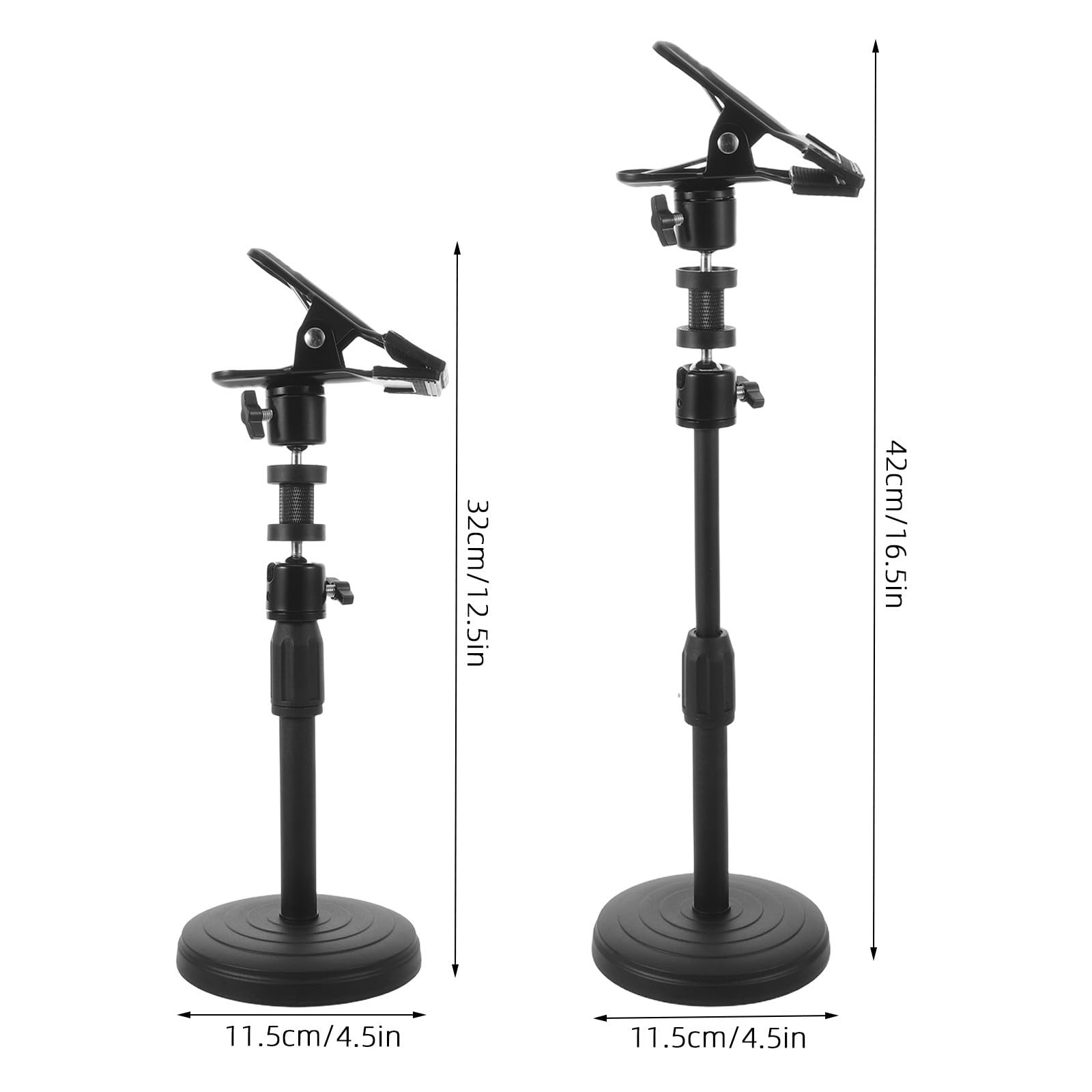 AUTSUPPL Soporte de Bordado Ajustable de Mesa para Aro y Bastidor Negro