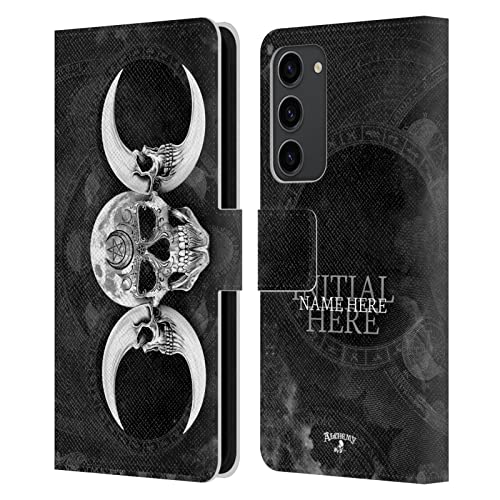 Housse Portefeuille Samsung S23+ avec emplacements cartes et motif gothique personnalisable