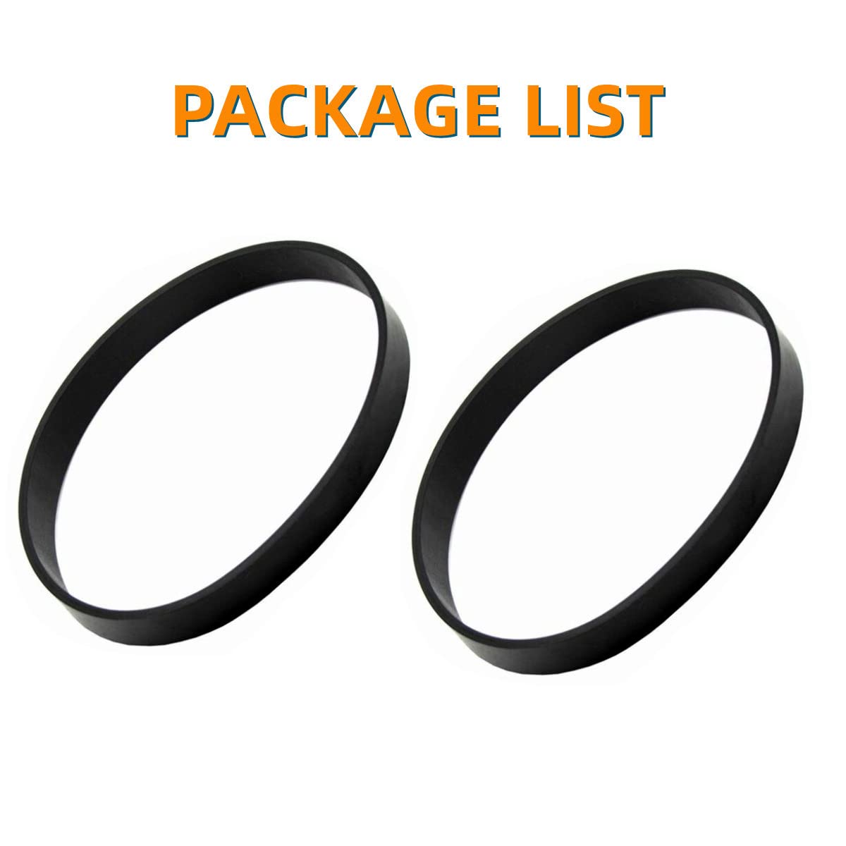JEDELEOS Replacement Belts for Riccar Vacuum Cleaner, Fit Model 8000, 4000, 2000 and R Series, Replace Part A20-R2 (Pack of 2)