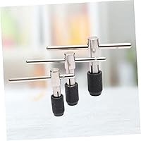 Vista 6 de DOITOOL 3 piezas de trinquete ajustable de alambre para vehículo Twisted Re T-Handle Llave de trinquete de mandíbula M-m Tap T-Handle Tap Tap