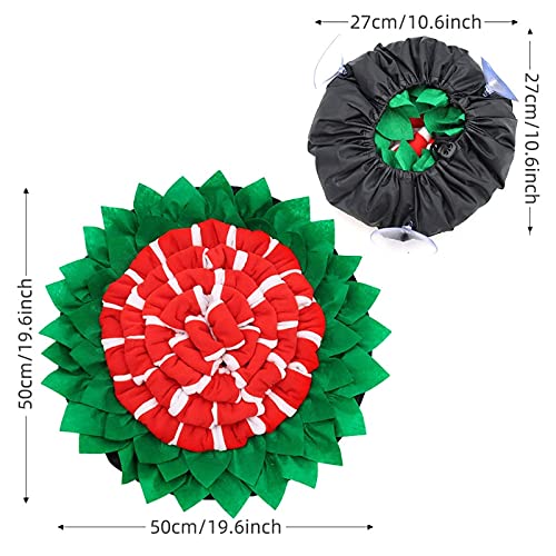 Schnüffelteppich für Hunde Hunde Lebensmittel Matte for Hunde Pet Slow Food Plate Pet Slow Feeder Training Schnüffeln Pad Interactive Dog Treat Puzzle Spiel Spielzeug (Color : Green)