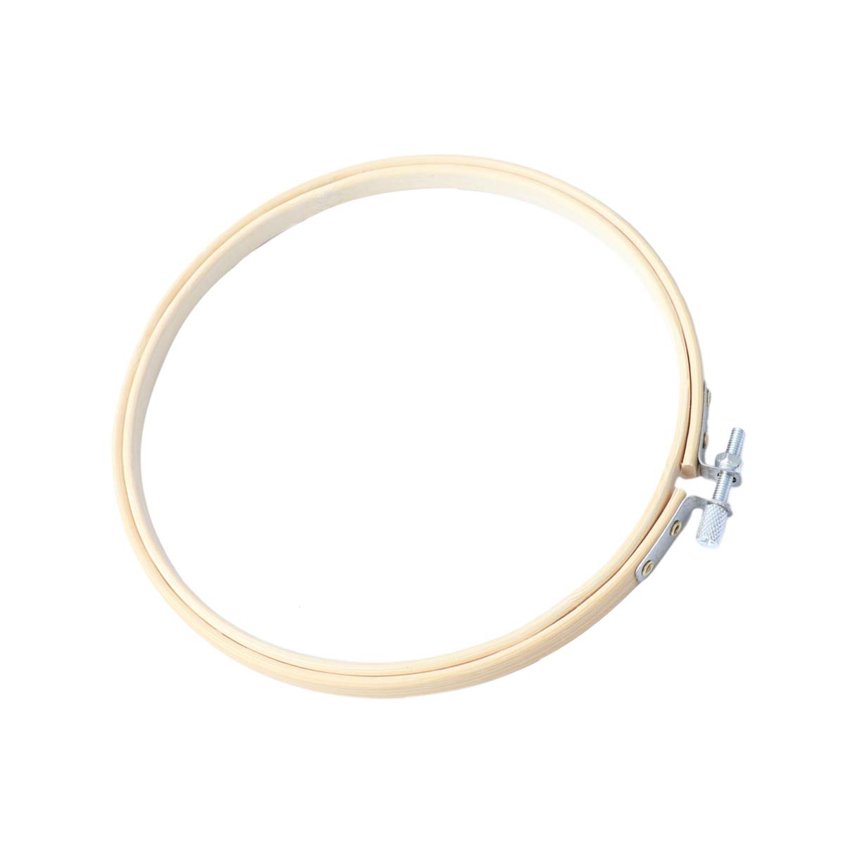 1pc Bamboo Embroidery Hoop Diy Embroidery Circle for Stitch Needlework Versatile Craft Tool for Home Decoration Beginners Diy Enthusiasts