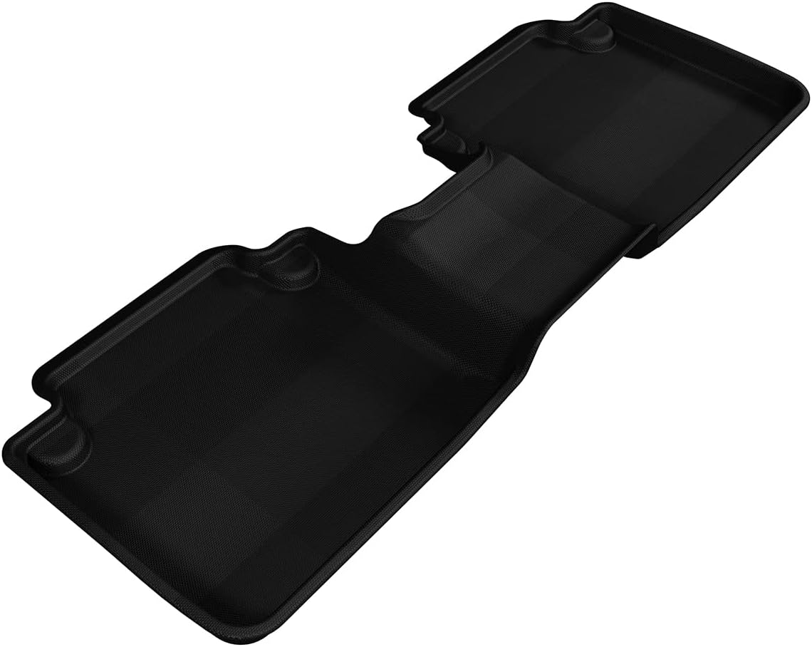 3D MAXpider L1HD04821509 All-Weather Floor Mats for Honda Accord Sedan 2013-2017 Custom Fit Car Floor Liners, Kagu Series (2nd Row, Black)