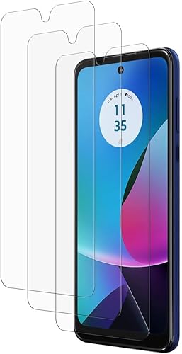 Paquete de 3 protectores de pantalla compatibles con Motorola MOTO G Play (2023), antirreflejos y antihuellas dactilares (mate) [no de vidrio]