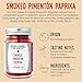 Burlap & Barrel Smoked Pimentón Paprika – Rich, Smoky Flavor with Mild Heat – Smoked Paprika Powder for Cooking – Savory Seasoning – As Seen On Shark Tank - Kitchen Gift for Cooks - 1.8oz Glass Jar