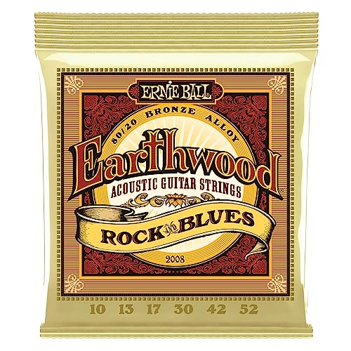 Ernie Ball Earthwood Rock and Blues - Cuerdas para guitarra