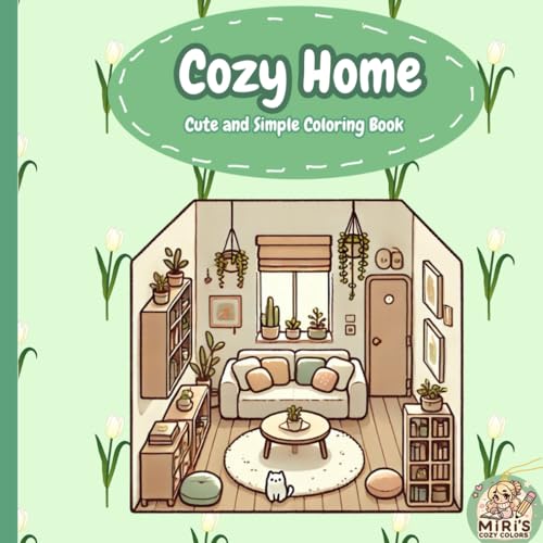 Cozy Home Cute and Simple Coloring Book
