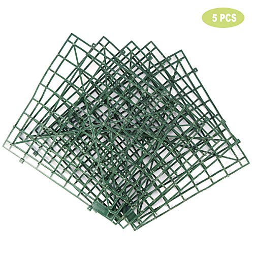 SOMIER 5Pcs Flowers Wall Frame, Plastic Fences Frames for Plant Wall Arches Backdrop