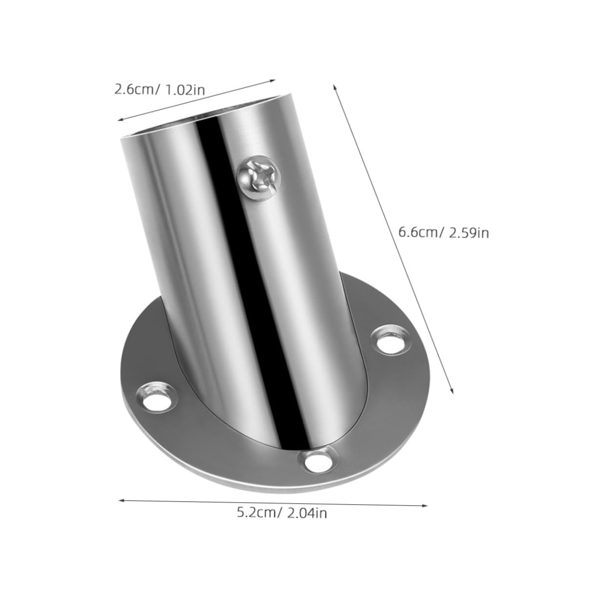 ABOOFAN Shower Rod Holder Closet Rod End Support Bracket Design for Space Saving Bathrooms and Closets and Reliable