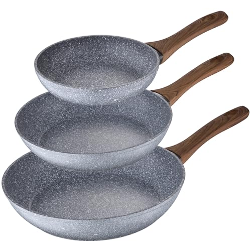 San Ignacio Daimiel - Set 3 Sartenes, Inducción, Aluminio Forjado, false, 22/26/28 cm